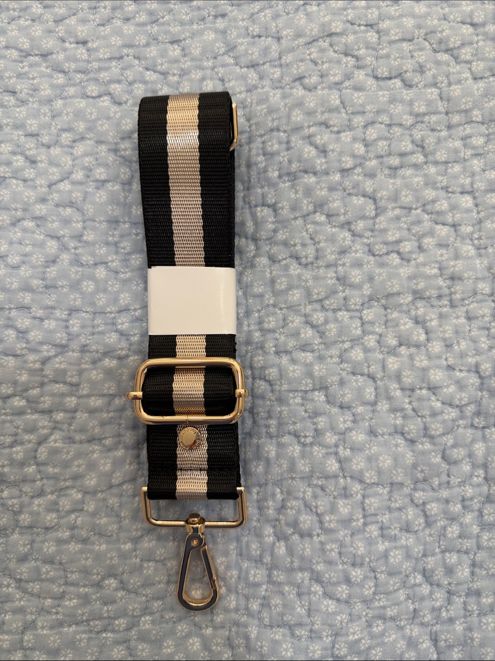Pom Pom London Black and Gold strap